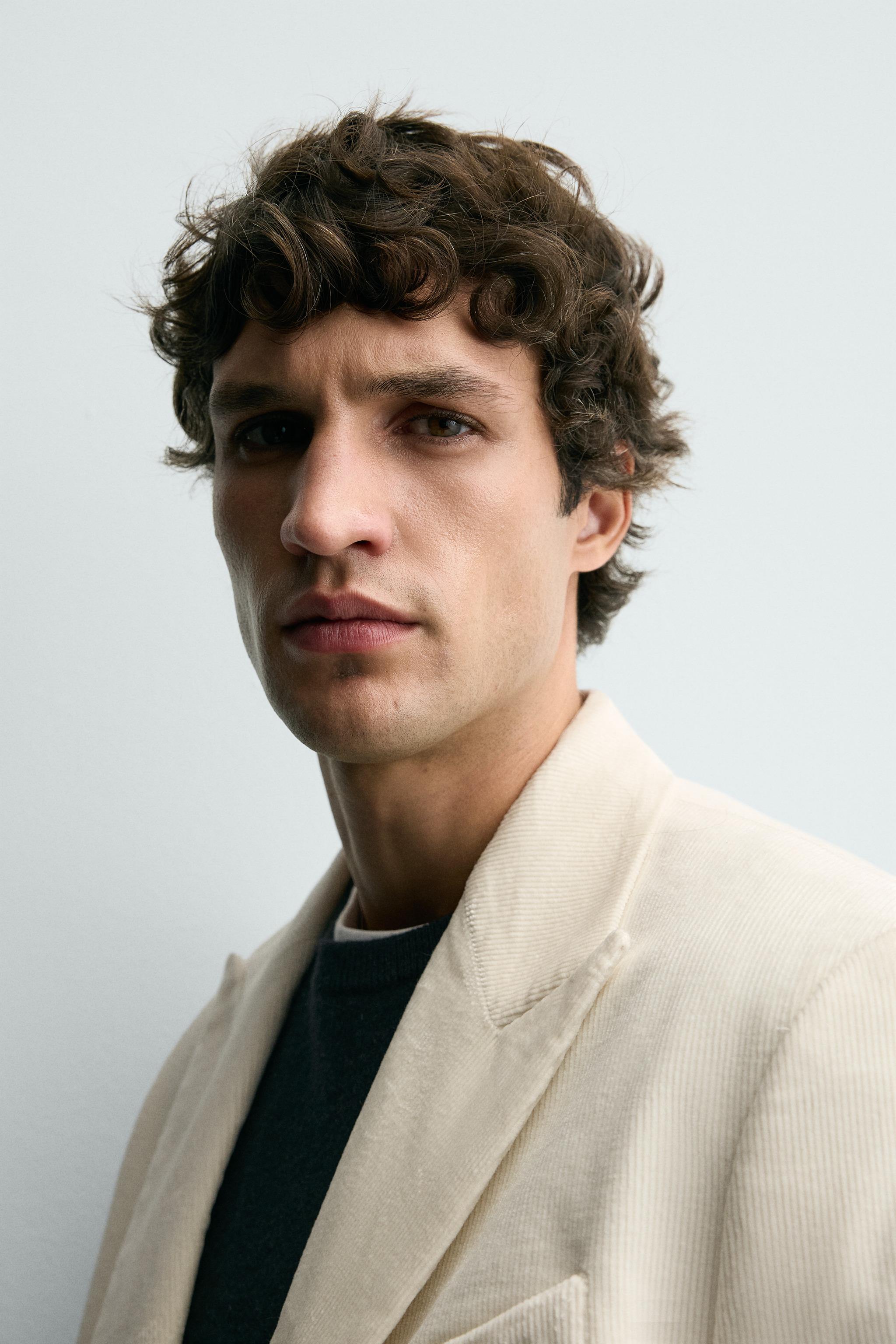 DOUBLE BREASTED CORDUROY BLAZER